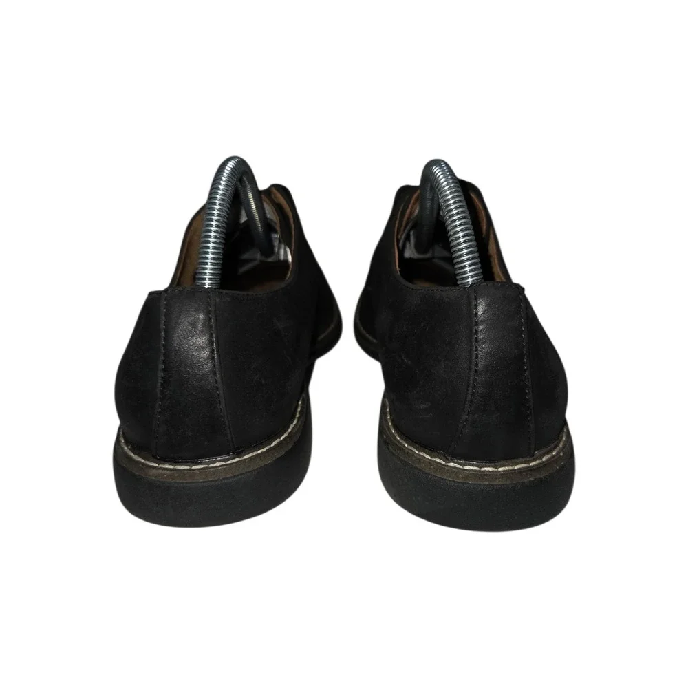 Freeman Milton Mens Black Textured Derby‎ Dress Shoes Size 8